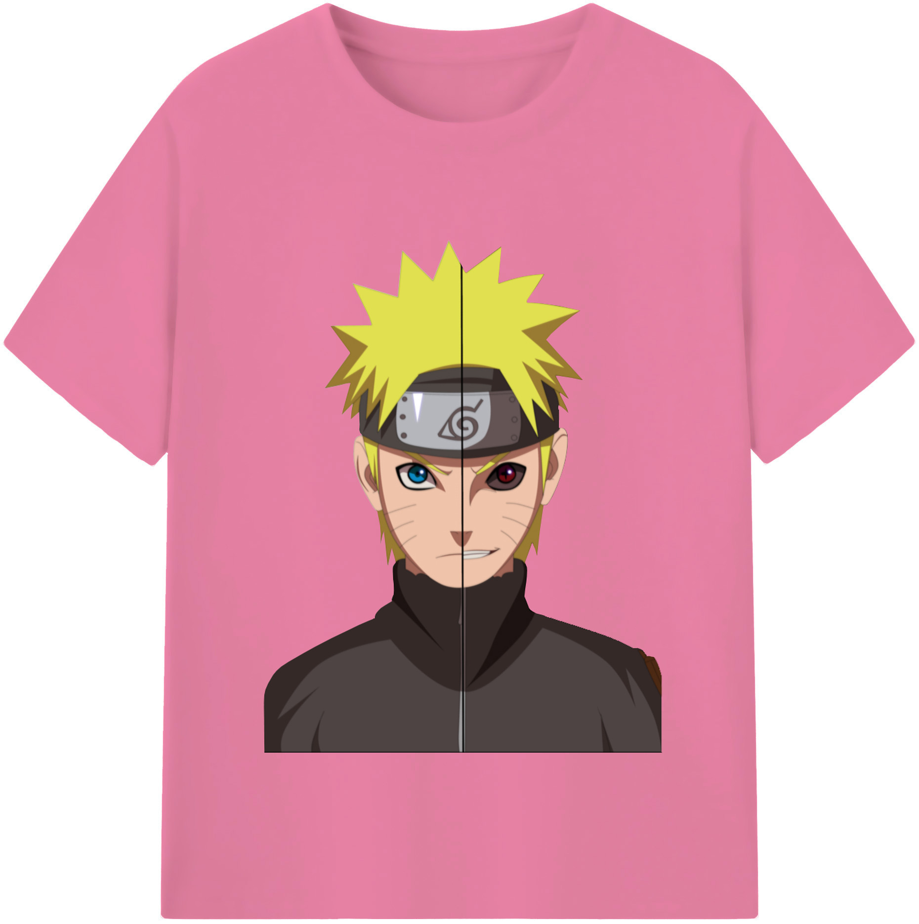 （画像用） NARUTO -ナルト- うずまき ナルト Uzumaki Naruto 綿100％半袖Tシャツ（フロントプリント）